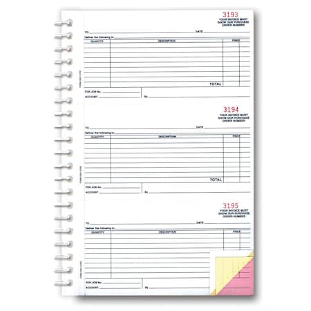 Asp Purchase Order Books (Stock), 7 1/2" X 11" - 3 Part, 1 Book 637
